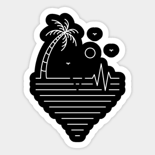 Heartbeat of Summer Sticker